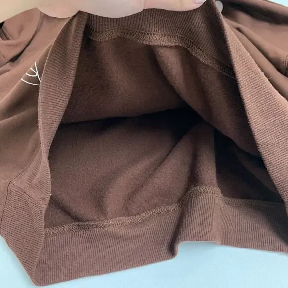 Disney Winnie The Pooh Sweater Womens S Brown Crew Neck Micro Fleece Pullover - Picture 9 of 12